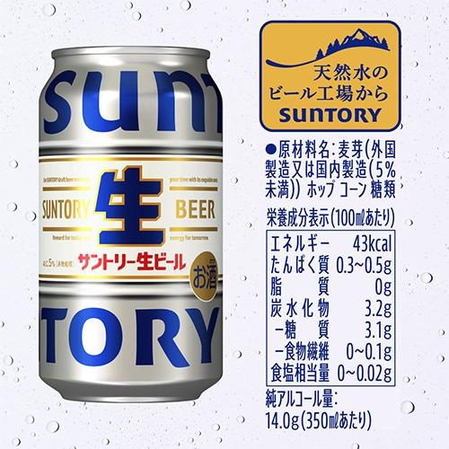 SUNTORY（サントリー） ビール 生ビール トリプル生 500ml×48本 送料