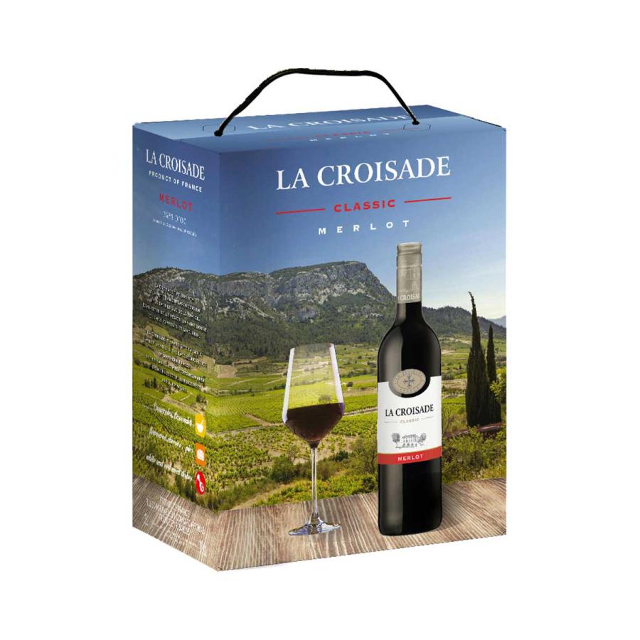 箱ワイン 送料無料 ラ クロワザード クラシック メルロー 3l Bib 赤ワイン ボックスワイン Boxバッグインボックス 長s 4269 4 お酒の専門店リカマンyahoo 店 通販 Yahoo ショッピング