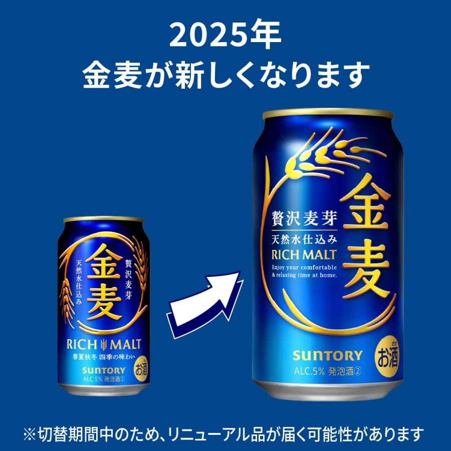 SUNTORY（サントリー） ビールテイスト 金麦 500ml 24本 発泡 ビール類