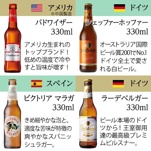 送料無料 ビール ギフト おしゃれ おつまみ付き世界のビール8本