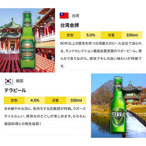 アジアのビール10か国10本セット アジア ビール 送料無料 詰め合わせ