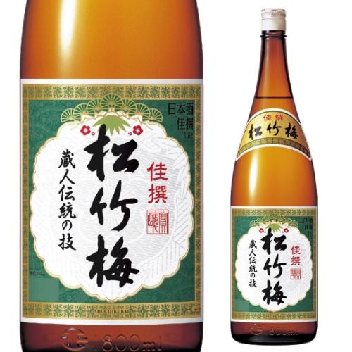 日本酒 辛口 松竹梅 佳撰 1.8L 15度 清酒 1800ml 京都府 宝酒造 酒