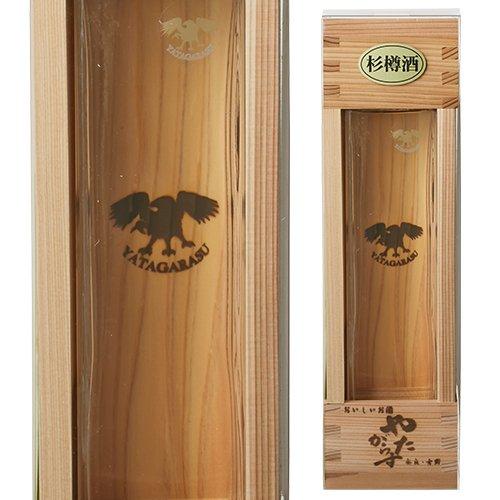 日本酒 吉野杉で造った枡2個付 やたがらす たる酒かおりすぎます 500ml