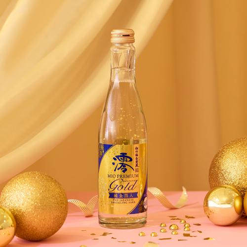 日本酒 松竹梅 白壁蔵 澪 -MIO- みお PREMIUM〈GOLD〉純金箔入 300ml