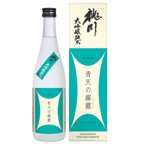 日本酒 青天の霹靂 桃川 純米大吟醸 720ml 16度 清酒 青森県 桃川酒造