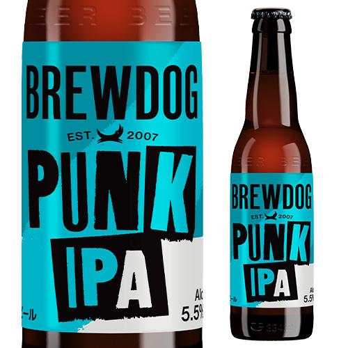 ブリュードッグ パンクIPA 334ml 瓶×1本(国内製造) BREWDOG PUNK IPA 長S（Yahoo!・リカマンYahoo!店）