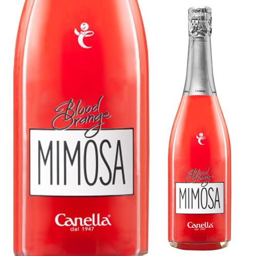 お気に入り カネッラブラッドオレンジミモザフルーツスパークリングアルコール5度750ml6本カクテルケース ワイン