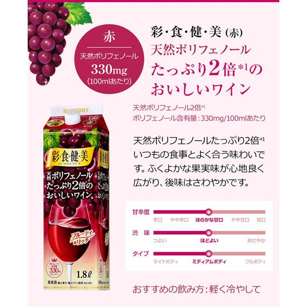 SUNTORY（サントリー） 彩食健美 天然ポリフェノールたっぷり2倍 1,800