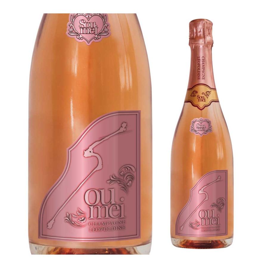 ソウメイ ロゼ NV Soumei Rose 750ml 正規品 シャンパン シャンパーニュ お一人様3本まで 送料無料 浜運の画像