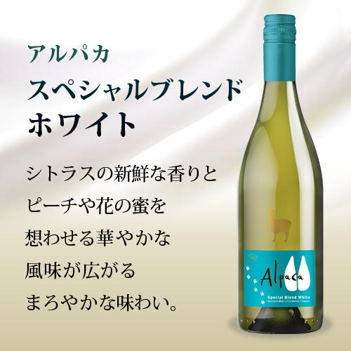 Alpaca 1本当たり649円(税込)送料無料 白ワイン アルパカ スペシャル