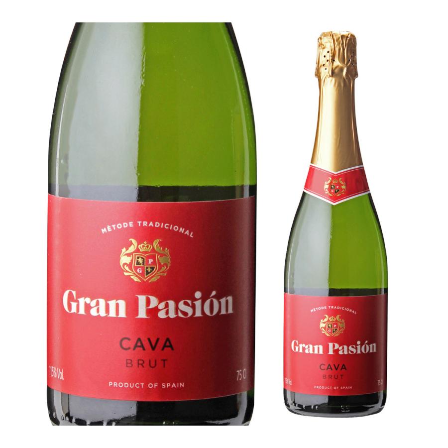 ばしさが 1本当り650円 税別 辛口 12本入り 長s リカマンpaypayモール店 通販 Paypayモール 送料無料 スパークリングワイン カヴァ グラン パシオン ブリュット 750ml のヴィンテ Balochistan Gov Pk