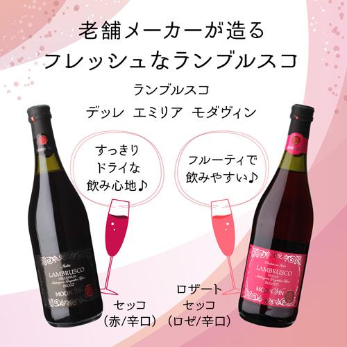 1本当たり880円(税込) 送料無料 スパークリング ランブルスコ デッレ