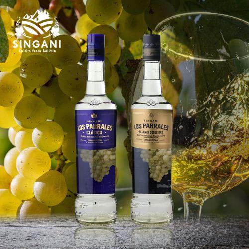 ロスパラレス ダブルオロ 750ml 40度 シンガニ LOS PARRALES RESERVA