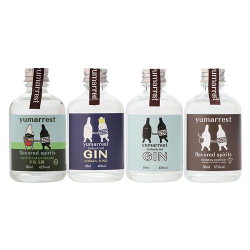 ヤマレスト 4本セット 50ml × 4本 専用箱付き Yumarrest Ordinary GIN