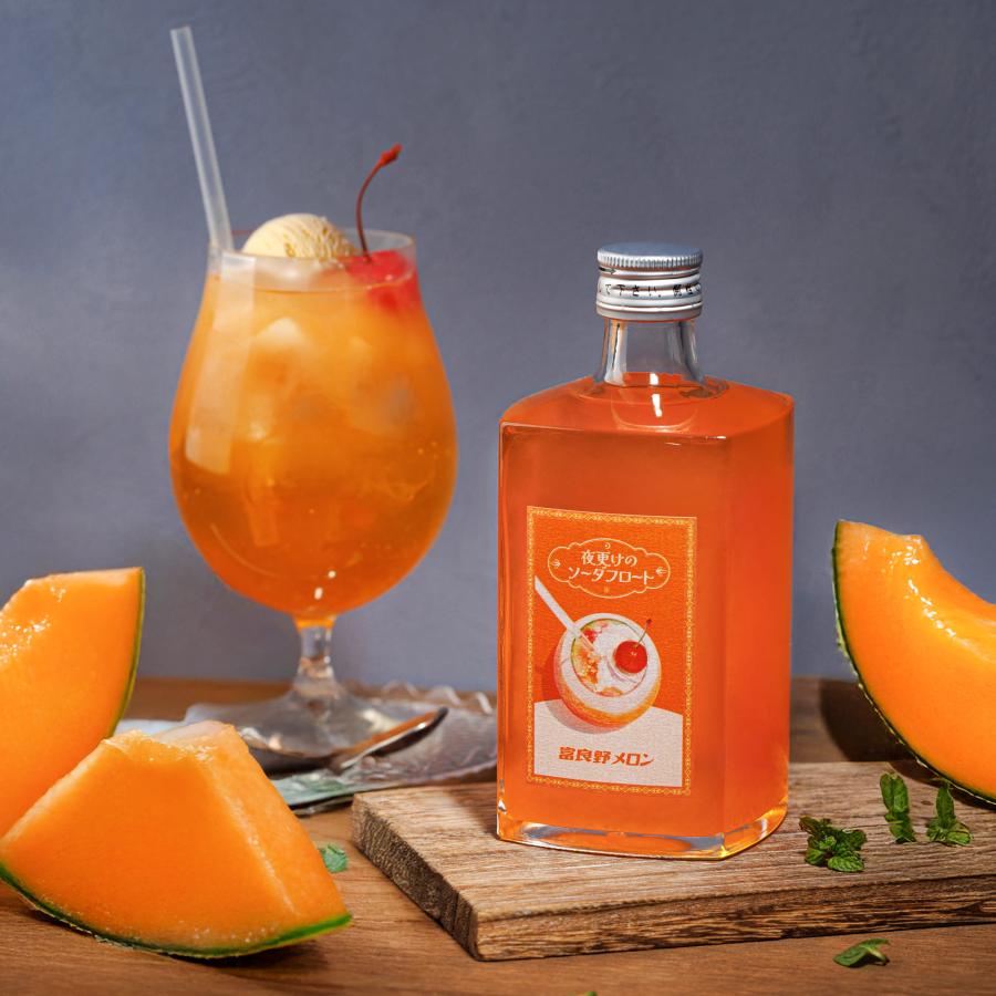 夜更けのソーダフロート 富良野メロン 500ml 7度 リキュール カクテル