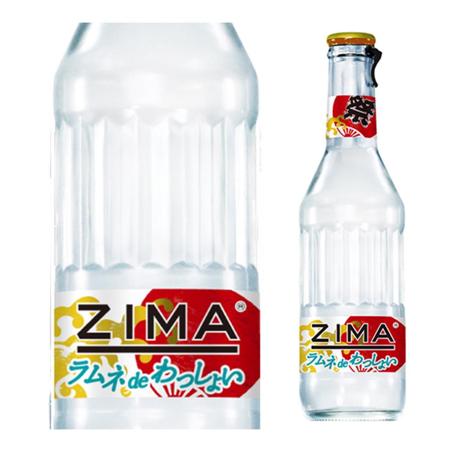 1/30限定+5% ZIMA ジーマ ラムネｄｅわっしょい 275ml瓶×24本 クリア ...