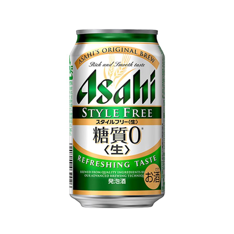 ビールテイスト アサヒ スタイルフリー 糖質0ゼロ 350ml 24本 ケース 発泡酒 国産 日本 送料無料 ( 24缶 1ケース ) YF｜likaman｜05