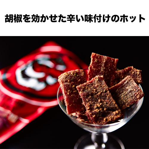 送料無料) テング ビーフジャーキー バイツ ホット 30g×6個 天狗