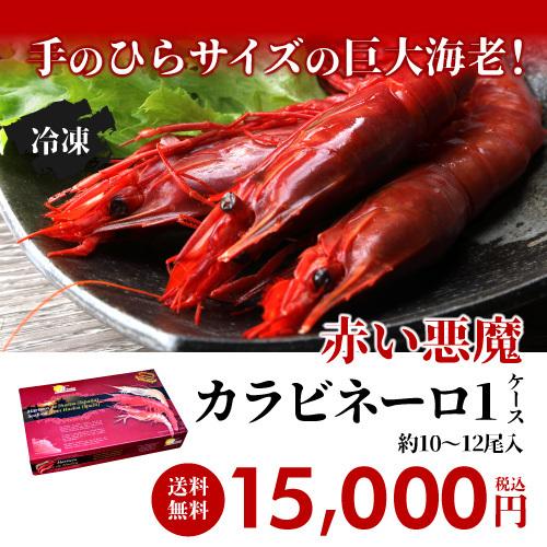 送料無料 海老バルorb 高級食材 赤い悪魔 カラビネーロ 10 12尾 1ケース q キャンプ アウトドア クール代込 産地直送 Orb 産直 母の日 父の日 リカマンpaypayモール店 通販 Paypayモール