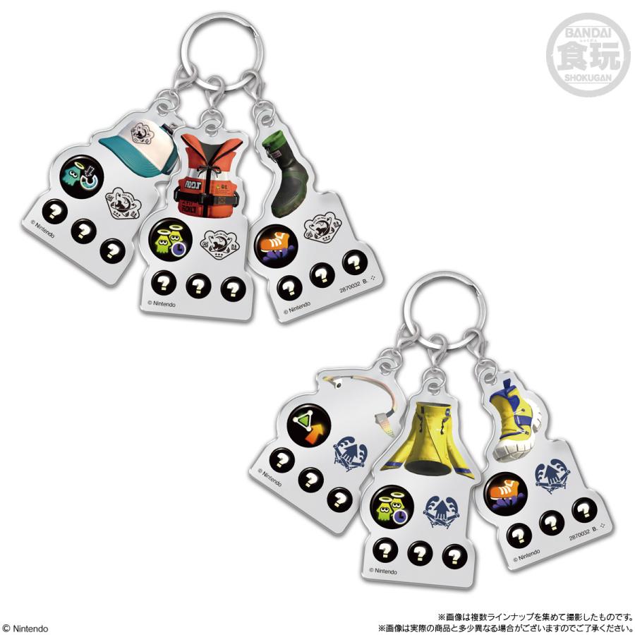 (予約)2026/7/20より順次発送 バンダイ スプラトゥーン3 ギア3連チャーム 20個 BOX買い 食玩 大人買い 虎S_9