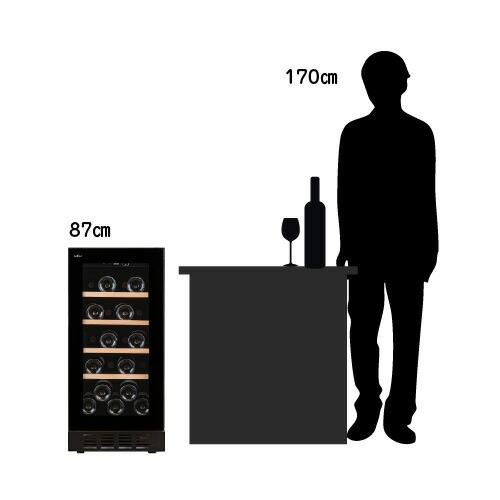 ワインセラー ルフィエール BUILT21 21本 コンプレッサー式  ブラック 家庭用 セラー 1年保証  家庭用 業務用 ビルトイン ●ワイン付 | ブランド登録なし | 10