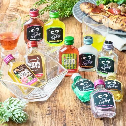 送料無料 クライナーファイグリング + スマショット 10種類 お試し 飲み比べ セット 20ml×10本 リキュール フレーバードウォッカ 虎S