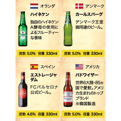 世界のビール飲み比べ12か国 12本セット 海外ビール 送料無料 飲み比べ 輸入ビールギフト クラフトビール 長S｜likaman｜04