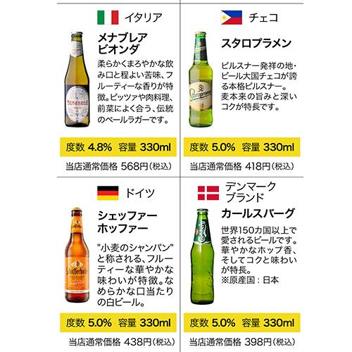 お酒まとめ売り　飲み比べ　48本　ビール類多め 世界のビール豪華飲み比べ福袋 24種24本セット 送料無料 輸入ビール