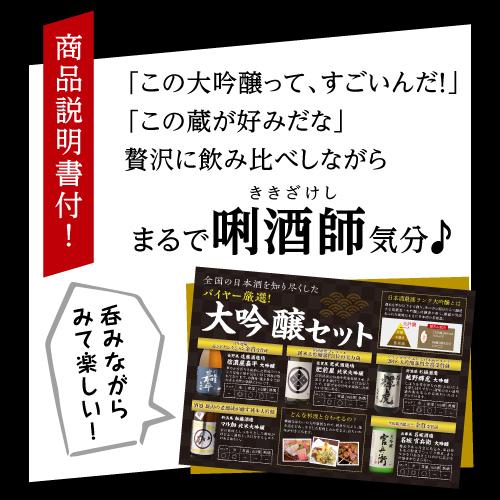 日本酒 飲み比べセット 大吟醸 1800ml 5本 半額 衝撃の50％オフ 一升瓶
