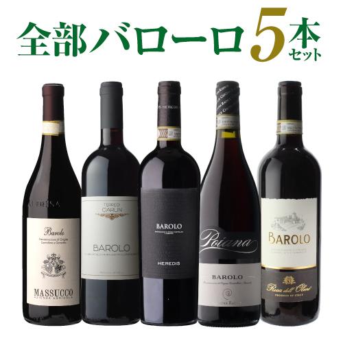 １００点 バローロ 2016年 ２本セット 最大1500円OFFクーポン】送料無料 全部バローロ5本セット第19弾 ワイン