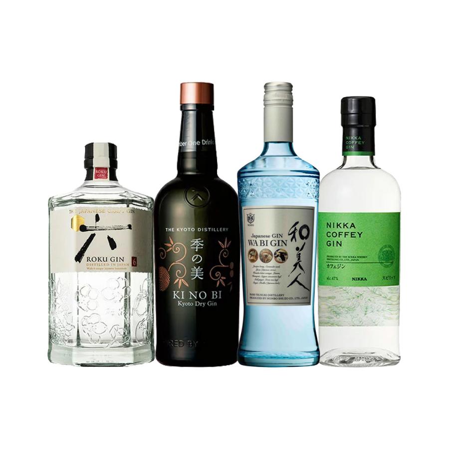 送料無料 ジャパニーズ クラフト ジン 4本セット 第3弾 季の美 KINOBI
