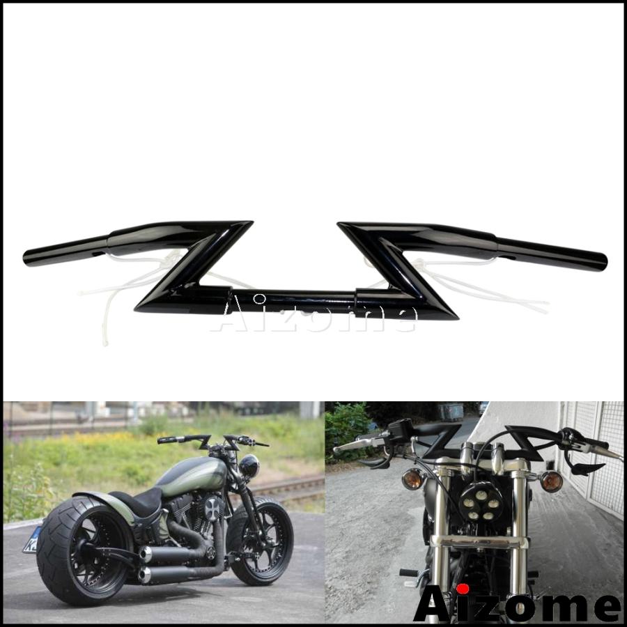 ハンドルバー Zバー 1インチ 25mm カスタム オートバイ ユニバーサル