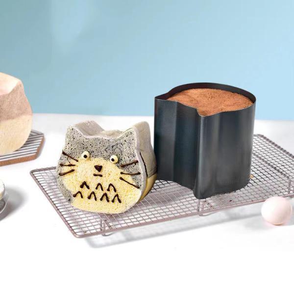 ネコパン 猫 食パン型 動物 焼き型 均一蓄熱 表面処理 防錆 : SHOP