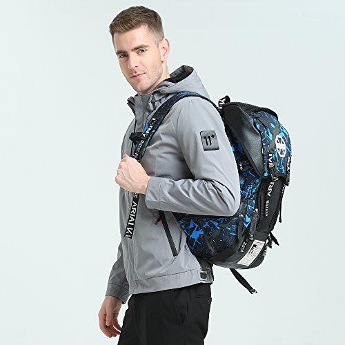 100 品質保証 Arialk セット 迷彩ブルー レインカバー付き かぶせ型 学生 通勤 通学 盗難防止 Usbポート セット ボディバッグ リュックサック メンズ リュック ビジネスリュック Blog Runnics Com