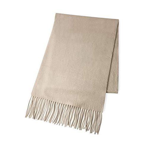 人気ブランドの ｎａｔｕｒ ｖｉｔａ Vita 無地 ジュート マフラー レディースメンズ共用 大判35cm 5cm 35cm 極上カシミヤ100 Natur 財布 帽子 ファッション小物