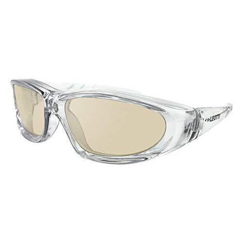 花粉 ウイルス 曇り止め サングラス 国産レンズ Uv ブルーライトカット 薄いブラウン フレームクリア