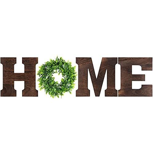 楽天ランキング1位 Goasis アルファベット 木製 文字 Home ガーランド 壁掛け クリスマス 飾り 手作り オーナメント クリスマスリース 玄関 ドア リビングルーム パーティー 装飾 公式の Turningheadskennel Com
