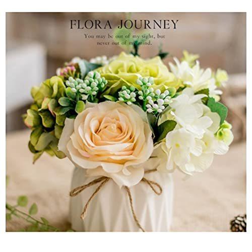 造花 フラワー花瓶 バラ 花 植物鉢 植木鉢 プレゼント 誕生日 クリスマス 卒業 インテリア パーティー 活力 選ぶなら