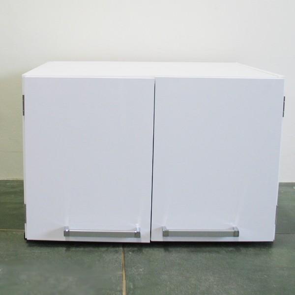 日本製！光沢仕上げ・冷蔵庫上ストッカー 幅57cm（奥行55×高さ42.5cm