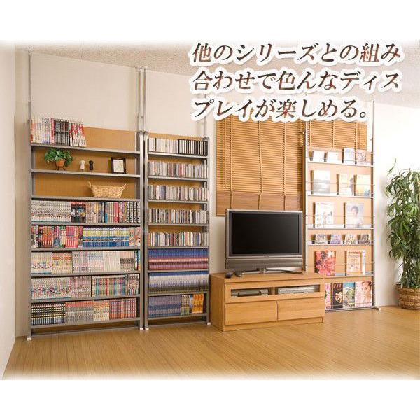 突っ張り式間仕切りＡＶ収納 幅60cm nj-0127 nj-0129 nj-0144の画像