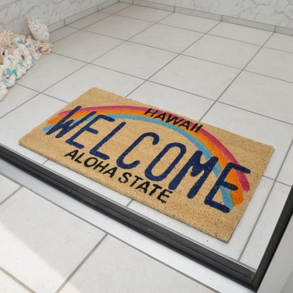 ALOHA HAWAII 玄関マット フロアマット G076ライク・ビーチ 通販 Yahoo!ショッピング
