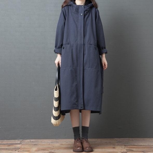 コート レディース 春 40代 レディースアウター ライトアウター マスタード ネイビー 無地 フード付 ゆったり 体型カバー カジュアル シンプル 大きいサイズ A652 Like Home 通販 Yahoo ショッピング