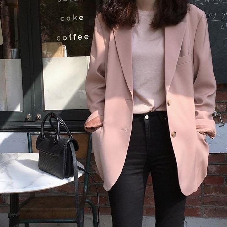 テーラードジャケット レディース 春新作 40代 アウター 無地 ピンク ホワイト シンプル スーツ エレガント ベーシック 定番 オフィス カジュアル 05 Like Home 通販 Yahoo ショッピング