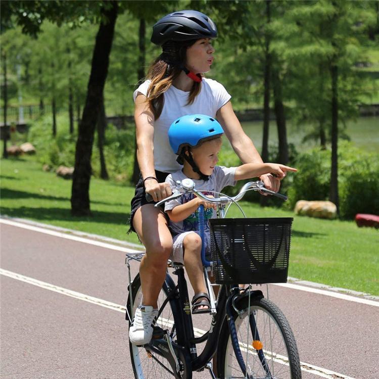 ウリダーチャイルドシート自転車チャイルドシート航空アルミ合金　子供 前乗せ マウンテンバイク シティサイクル&折りたたみ自転車に適用 