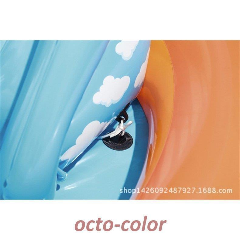 家でプール遊び！ビニールプール 家庭用プール 対象年齢３歳 子供プール new 水遊び おもちゃ 火山のプール 滑り台付き スライダー 