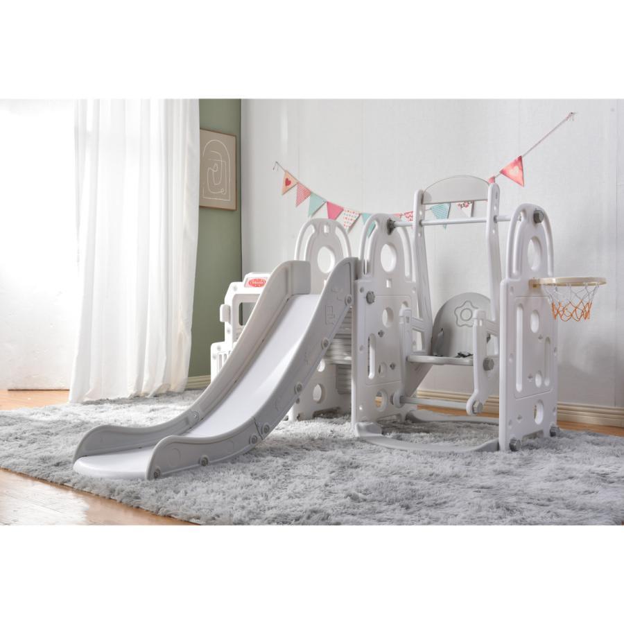 滑り台 バスすべり台 ブランコ バスケットゴール ボール遊び 室内遊具 すべりだい 屋内 家庭用 子供 キッズ 男の子 重量