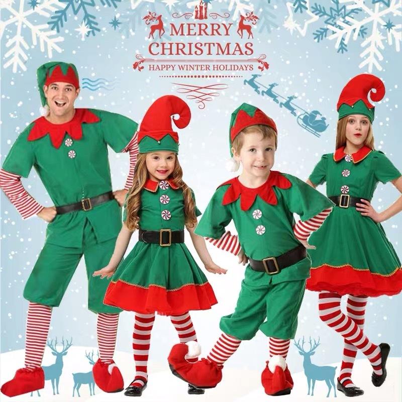 ハロウィン クリスマス コスチューム 子供のクリスマスエルフの衣装 女の子 男の子 大人 コスプレ 親子衣装 Lib Lilab Fashion 通販 Yahoo ショッピング