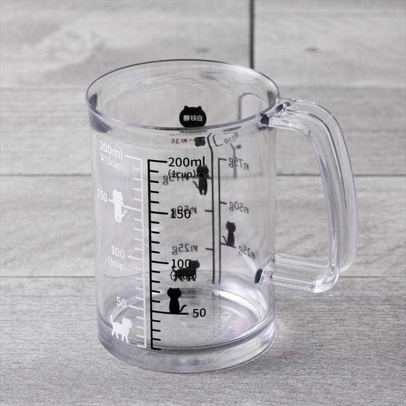 貝印 ｎｙａｍｍｙ ニャミー ねこの計量カップ 0ml 計量カップ 耐熱 おしゃれ 軽量カップ 猫 ねこ ネコ かわいい グッズ Dh2726 送料無料