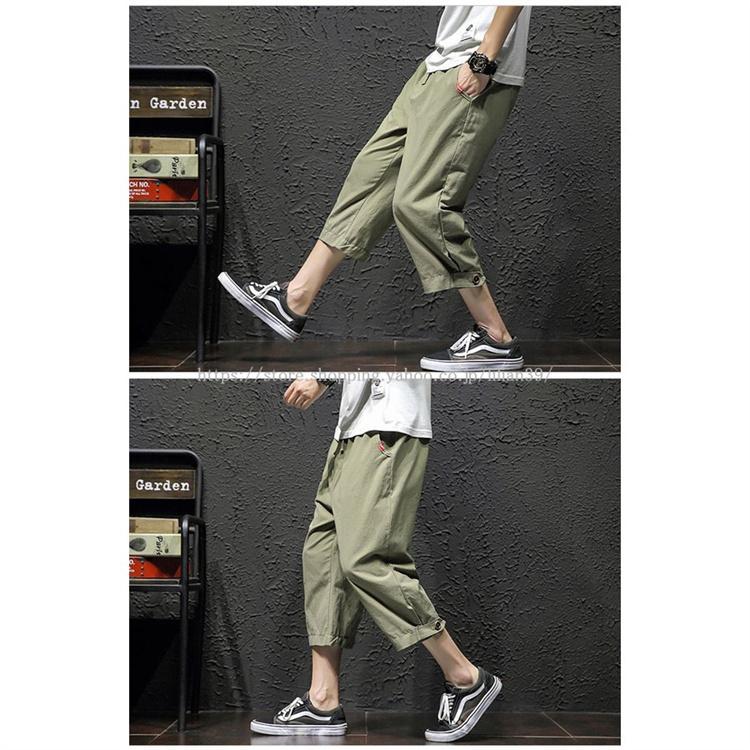 お気に入りの ボトムス パンツ クロップドパンツ メンズ 七分丈 ハーフパンツ クロップドパンツ メンズ 七分丈 ハーフパンツ ワイドパンツ カジュアル パンツ サルエルパンツ ゆったり 夏 Www Threeriversofs Com