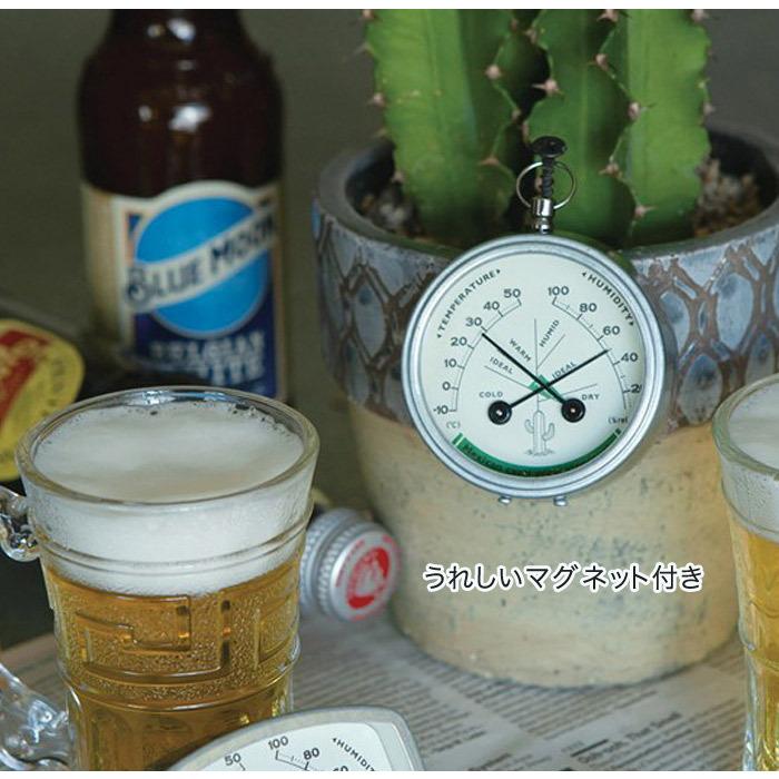 温度計 湿度計 DULTON ダルトン 温湿度計 サーモハイグロメーター  Mexico ラウンドタイプ｜lilianna｜02